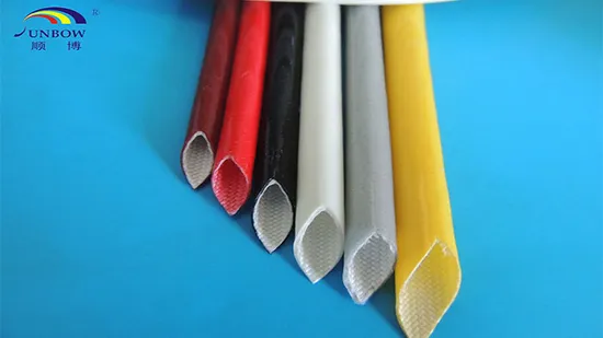 Funda Sb de fibra de vidrio de silicona con voltaje Sunbow de 1,5 kv