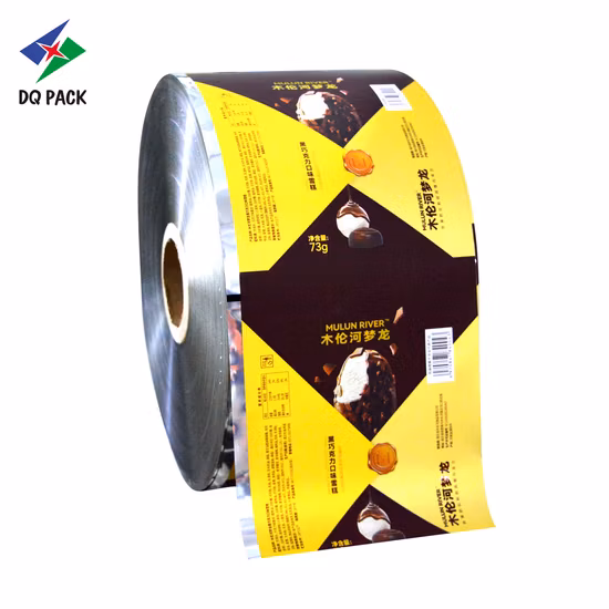 Paquete Dq Coustam Packaging Película impresa Película de PVC Botella de bebida Película Leble Película de embalaje