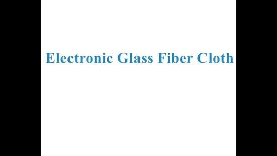 2112 Aislamiento de tela de fibra de vidrio, alto