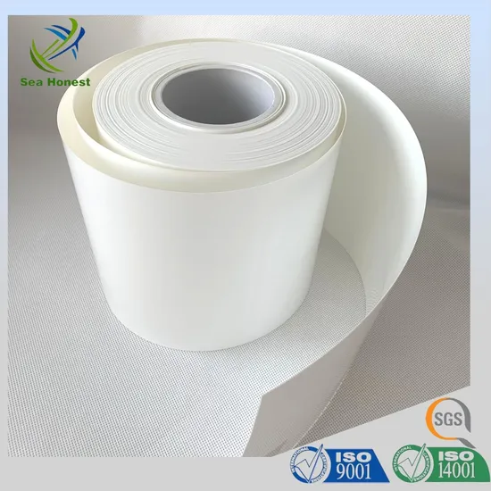 Película de PVC con respaldo de malla blanca de 1,8 oz para agua